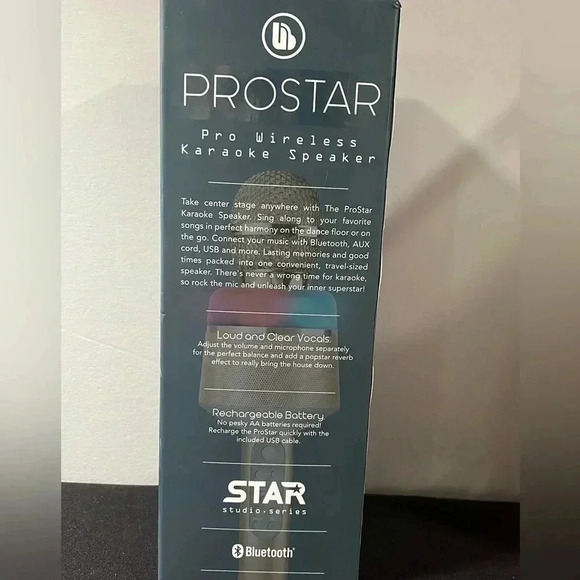 Prostar Bluetooth Karaoke Microphone NIB - Picture 2 of 4